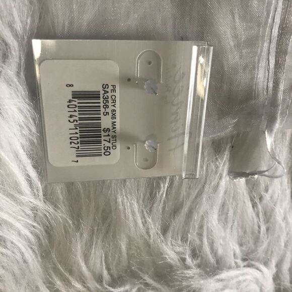 Aimee by Pastore Green Earrings Sterling Silver May Stud - Picture 8 of 10